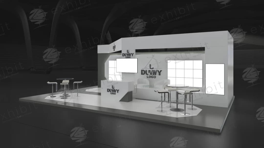 Prism Portal Straight Semi-Island 6x9 Booth