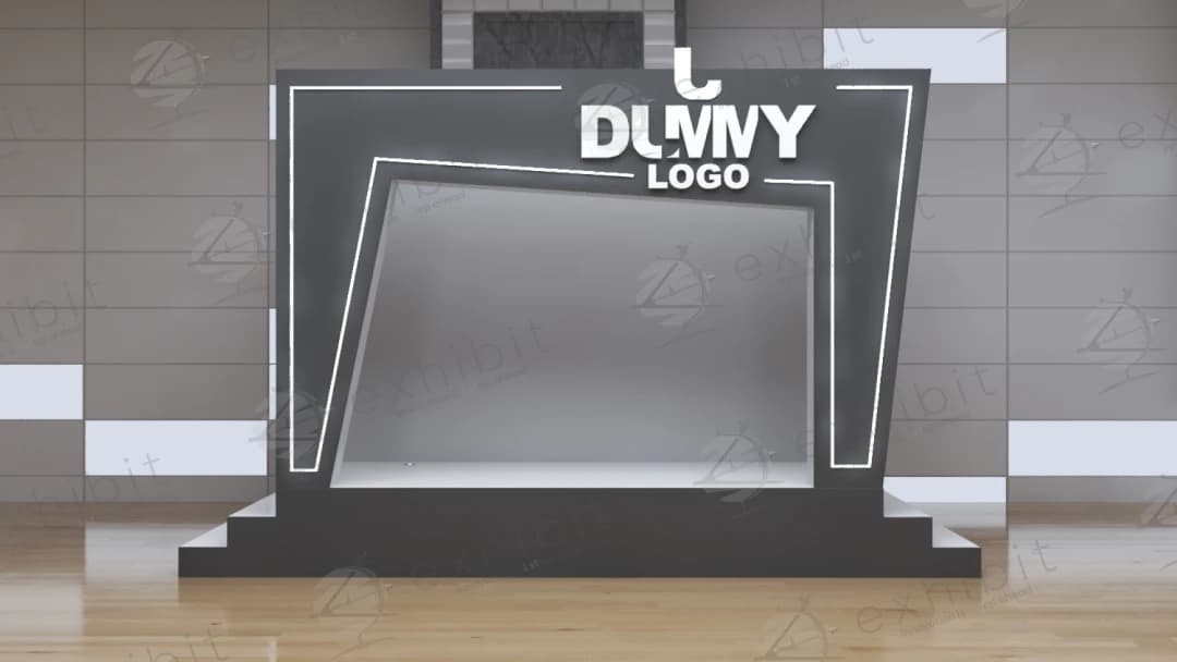 Illuminated Angled Photobooth