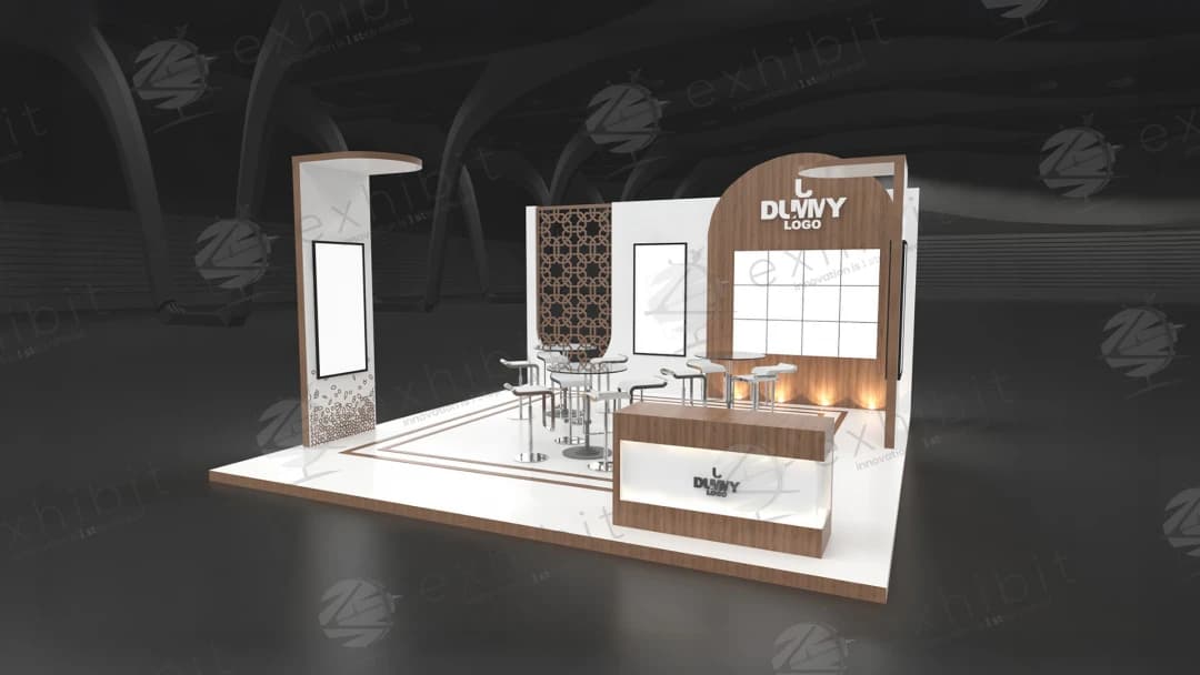 Pod Matrix Straight Semi-Island 6x6 Booth
