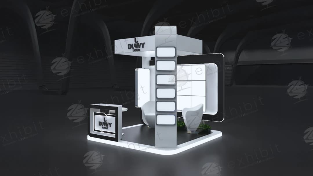 Stellar Haven Curved Semi-Island 3x3 Booth