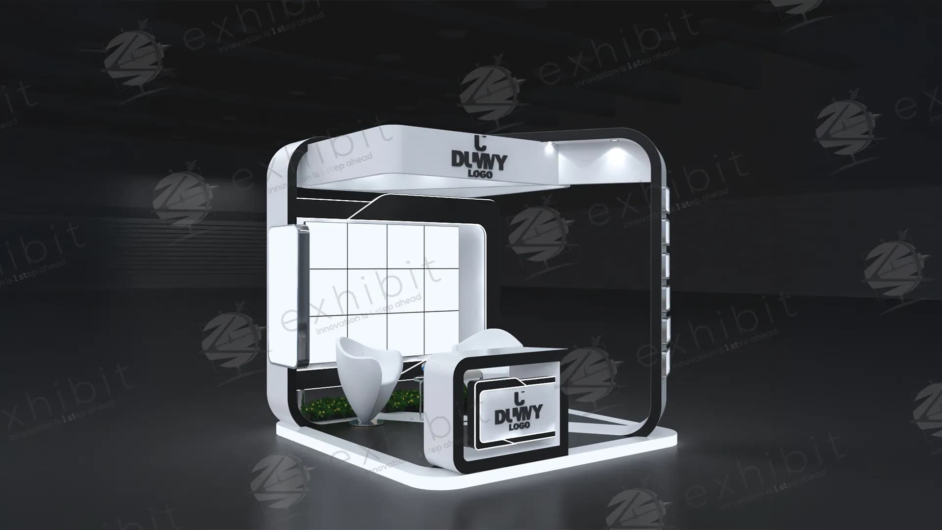 Software & Media Semi-Island Curved 3x3