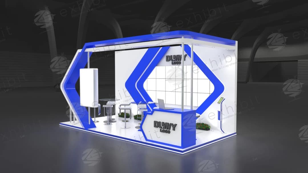 Vanguard Hexa Straight Semi-Island 3x6 Booth
