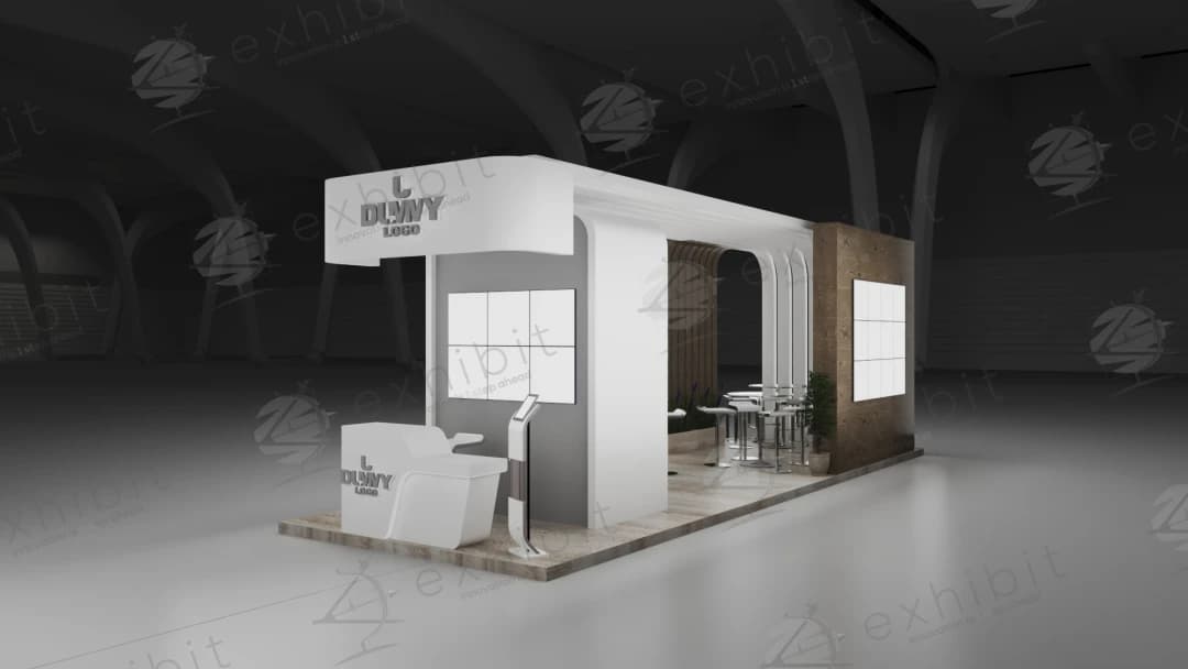 Vector Synapse Straight Semi-Island 3x9 Booth
