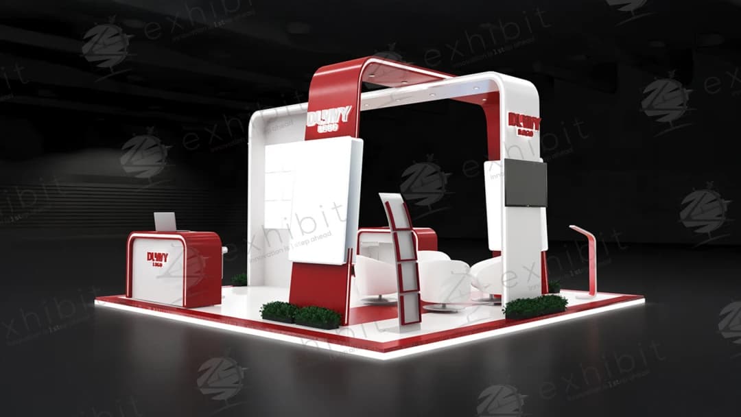 Velocity Arch Straight Island 6x6 Booth
