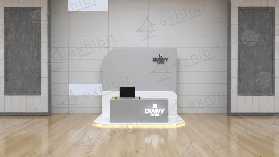 Angled High-Impact Registration Desk