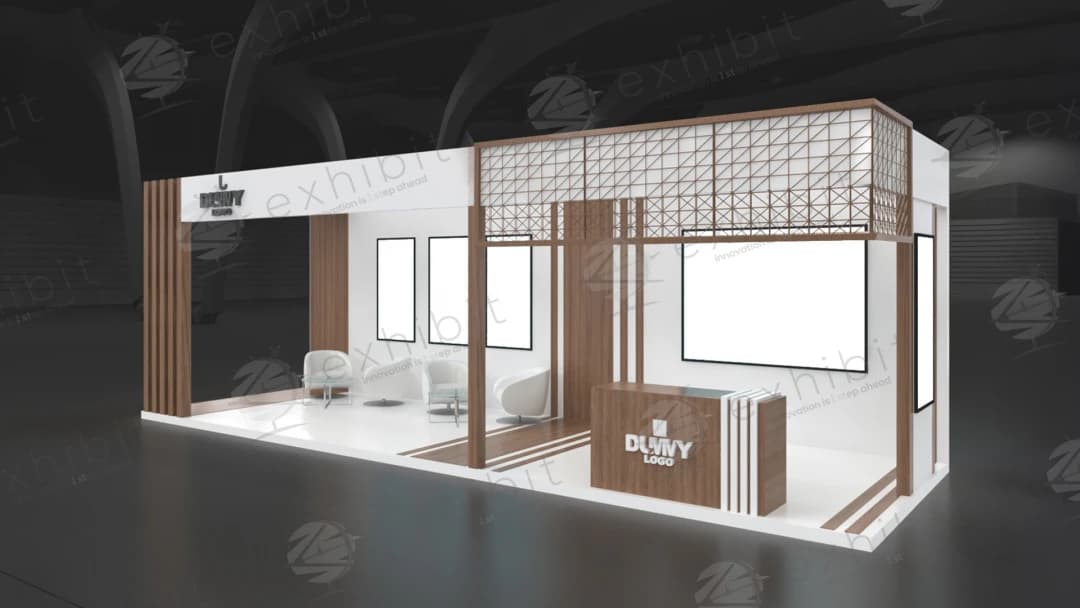 Artisan Canopy Straight Semi-Island 3x9 Booth