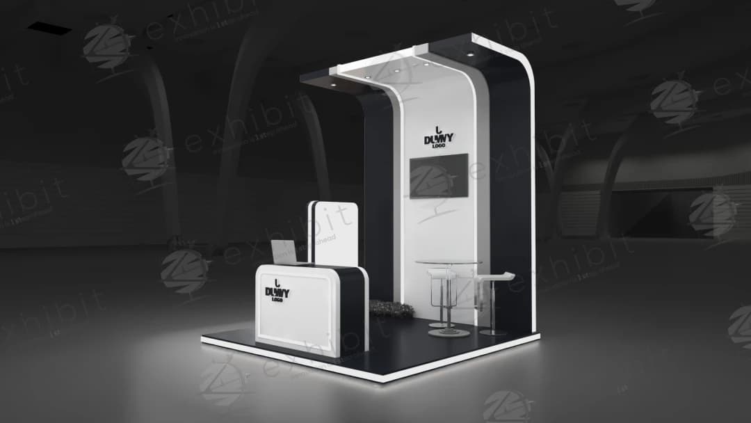 Surge Flux Curved Semi-Island 3X3 Booth