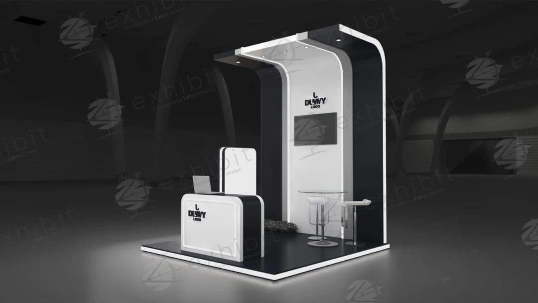 Surge Flux Straight Semi-Island 3x3 Booth