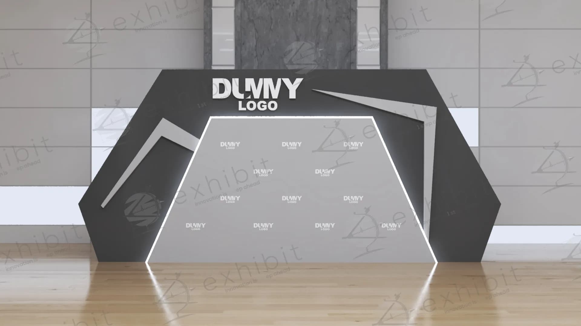 Hexagon Geometric Immersive Photobooth
