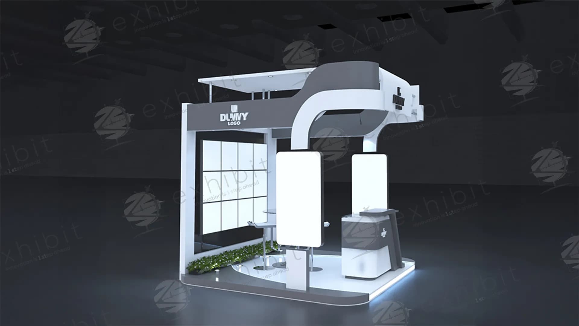 Innovative Island Double Decker Curved