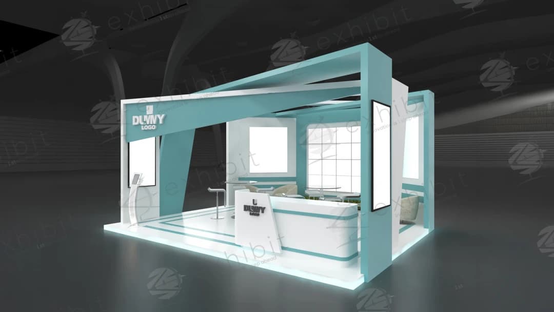 Structure Loft Straight Semi-Island 6x6 Booth