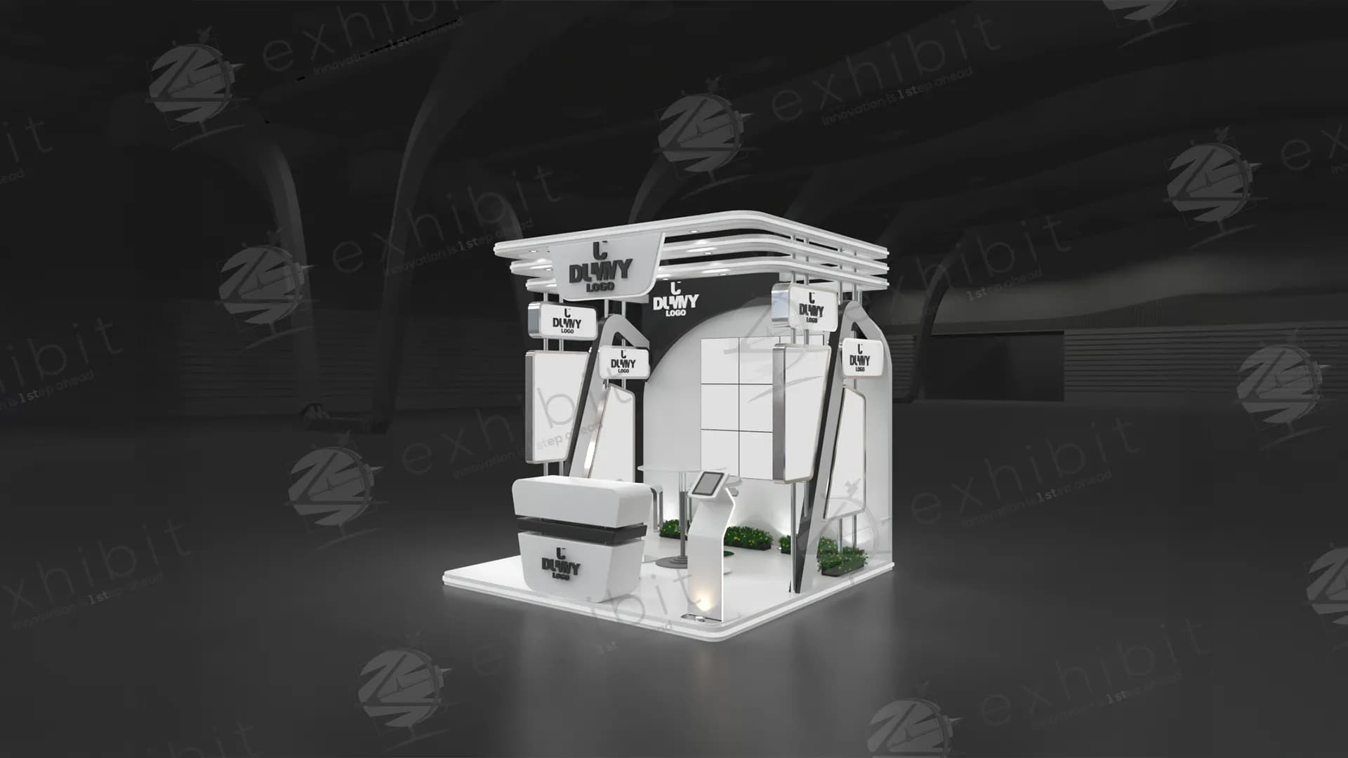 Nexus Curved Island 3x3 Booth
