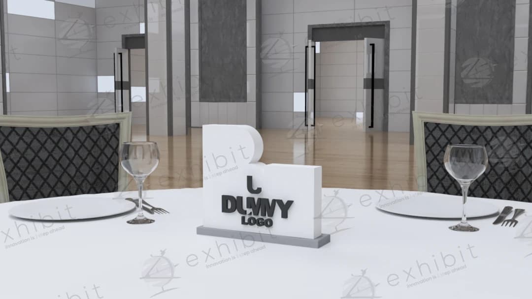 Brandform 3D Letter Centerpiece
