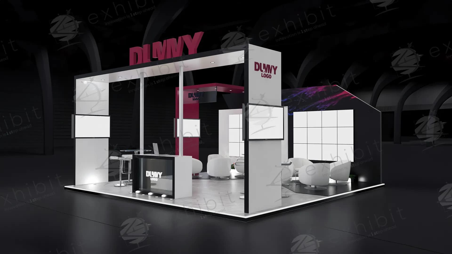 Nexus Server Straight Island 6X6 Booth