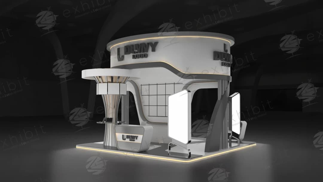 Nimbus Orbiter Curved Semi-Island 6x6 Booth