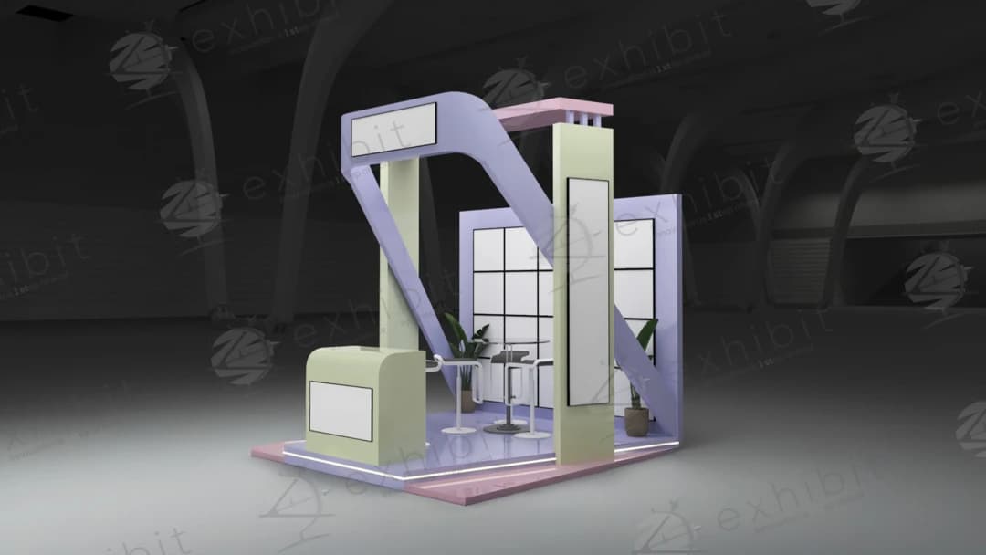 Vanguard Tier Straight Semi-Island 3x3 Booth