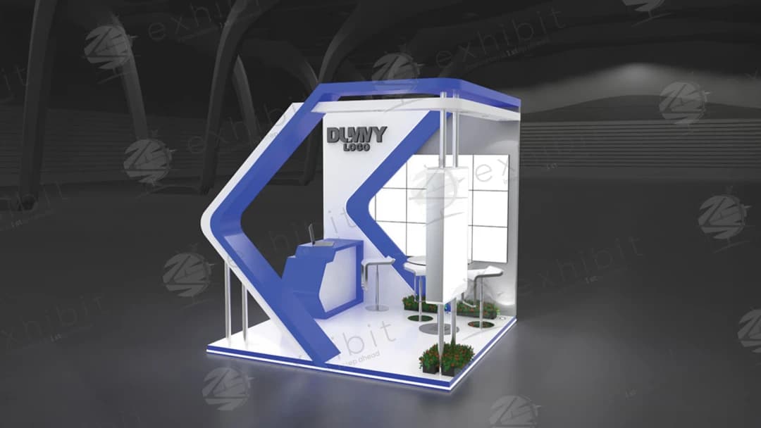 Cobalt Nexus Straight Semi-Island 3x3 Booth
