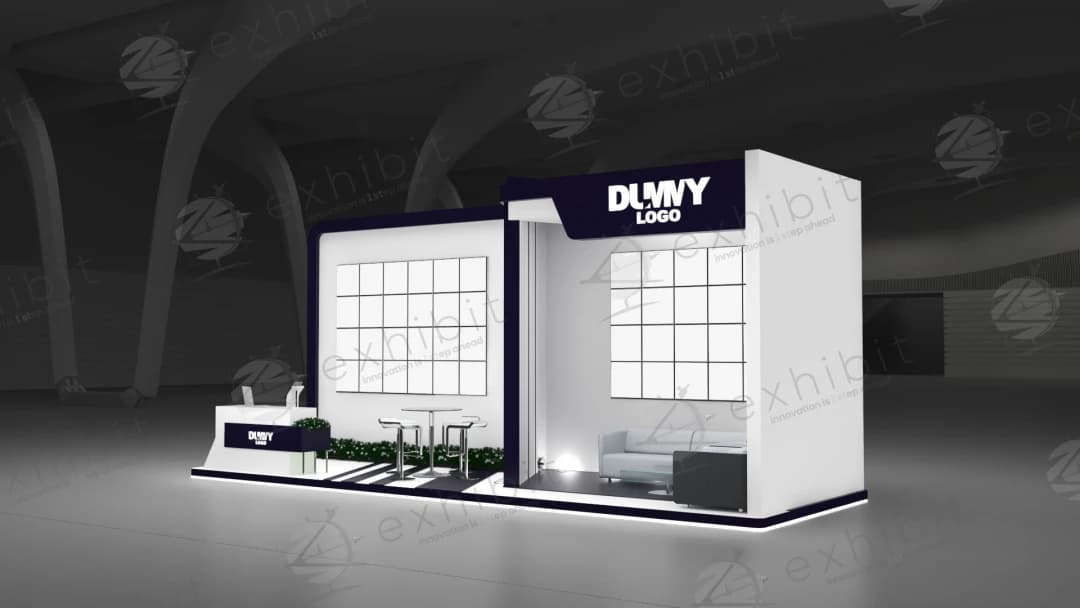 Midnight Horizon Straight Semi-Island 3x9 Booth