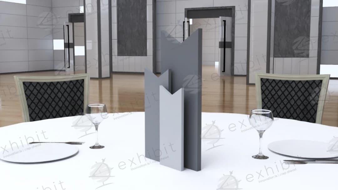 The Chevron Shard Centerpiece