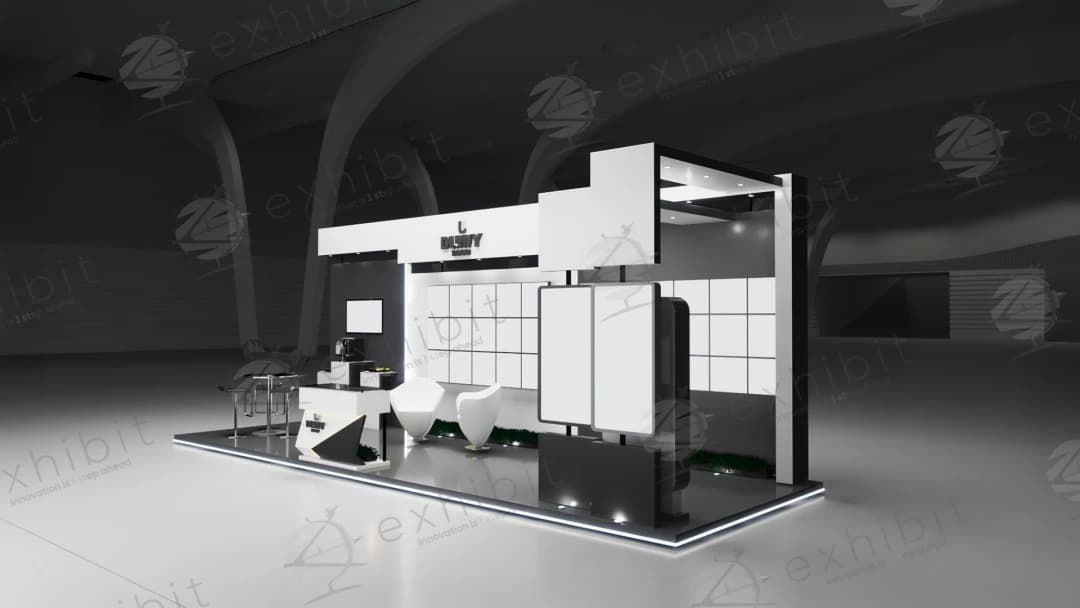 Vanguard Pillar Straight Semi-Island 3x9 Booth