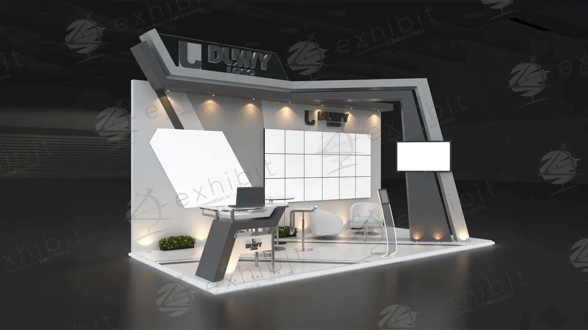 Unique Straight 3x6 Booth
