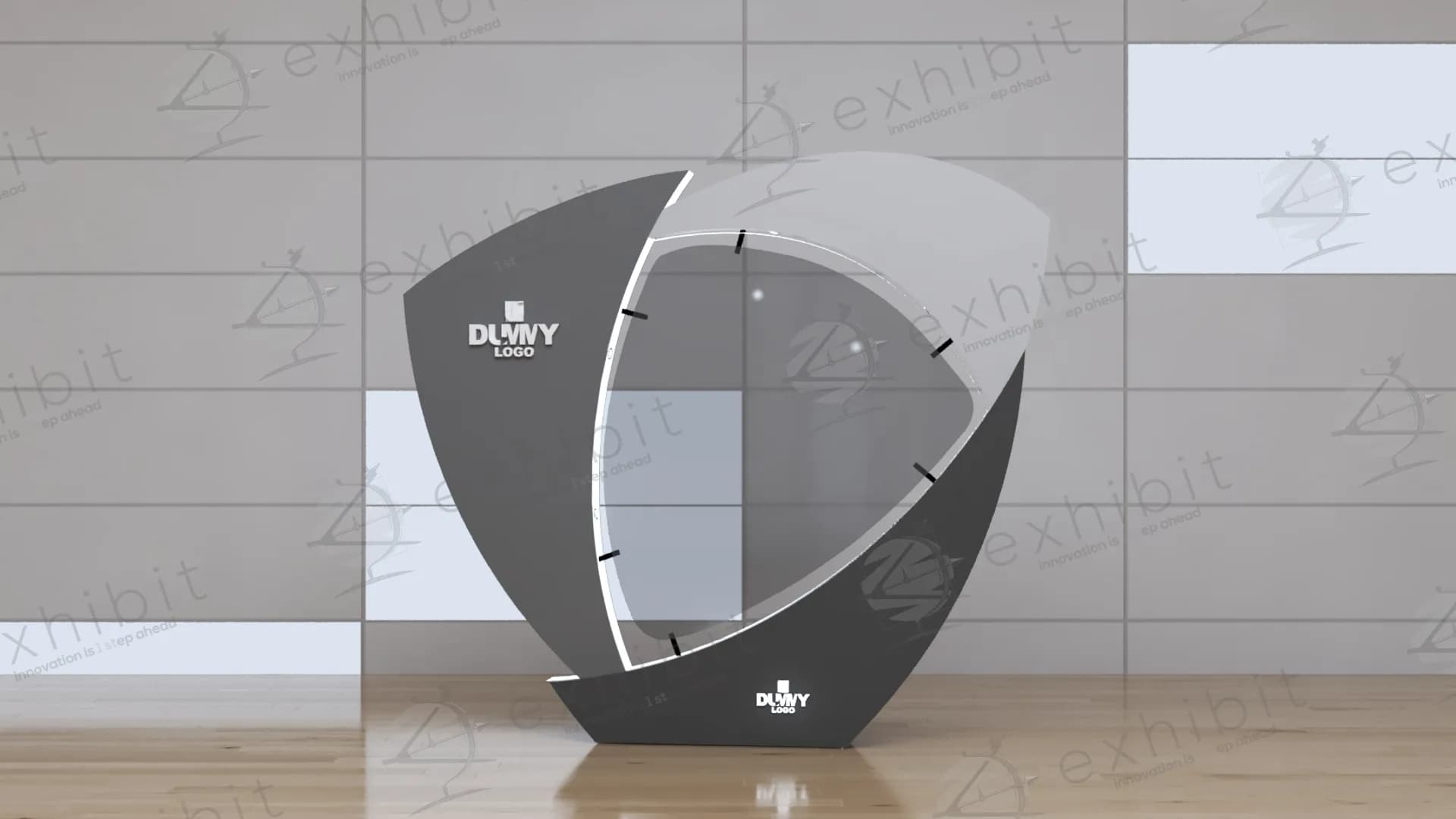 Small Curved Unique Foyer