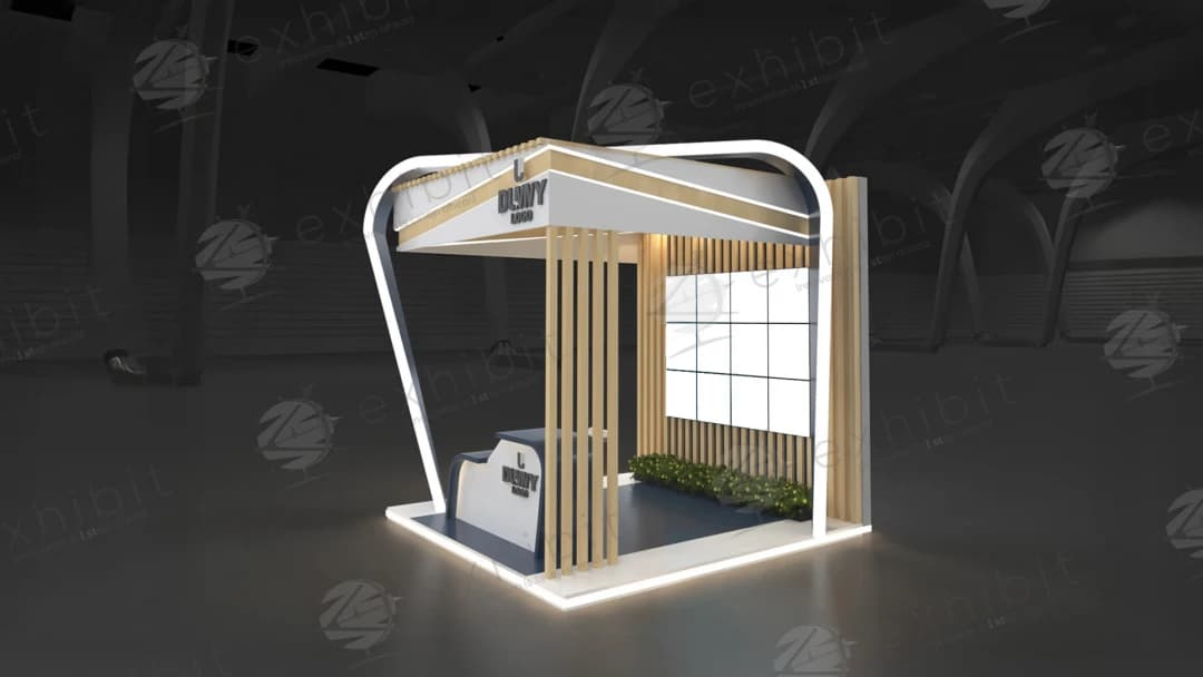 Zenith Grove Straight Semi-Island 3x3 Booth