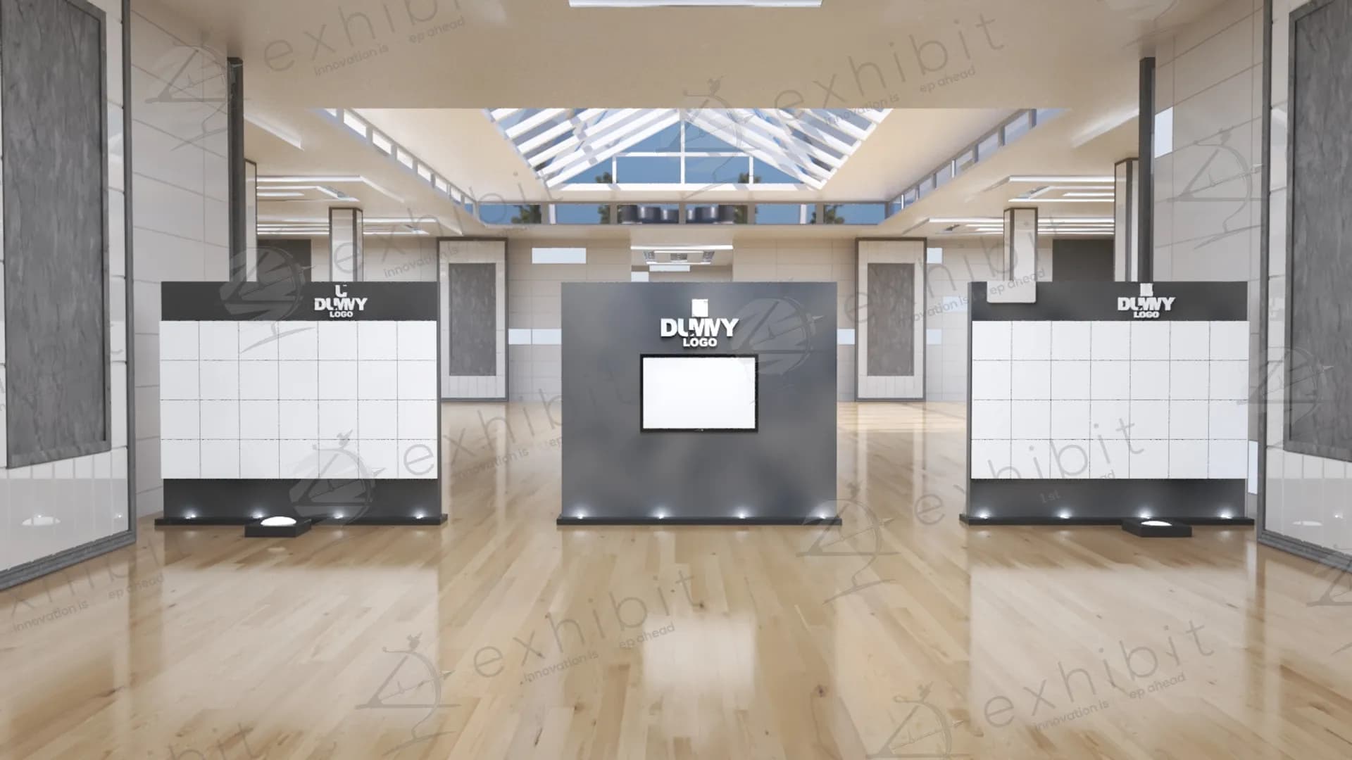 Interactive Triple-Display Setup