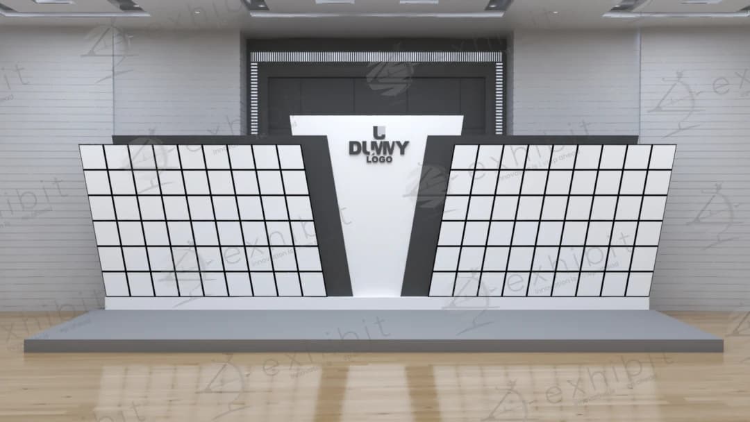 The Angled Double Screen Backdrop