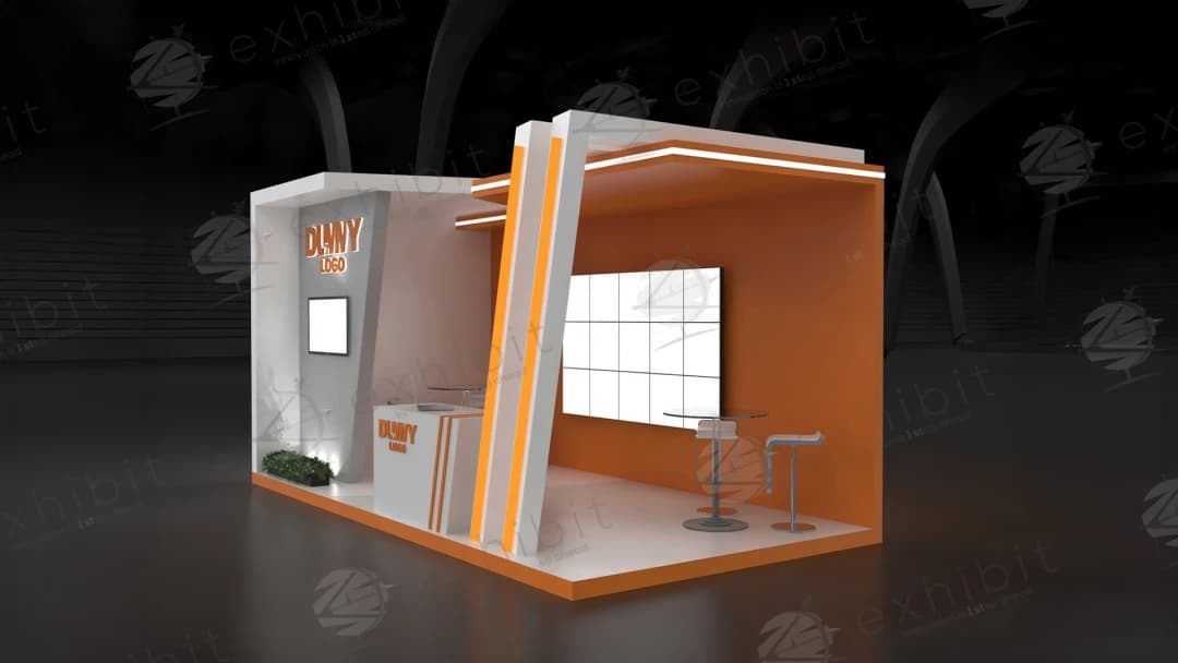 Blaze Portal Straight Semi-Island 3x6 Booth