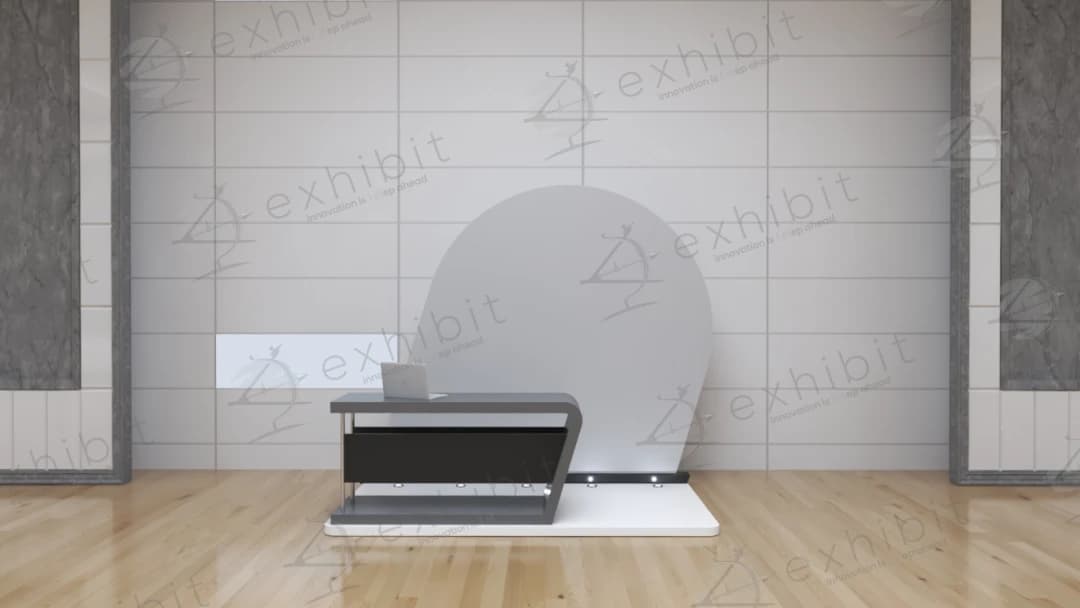 The Minimalist Shell Registration desk