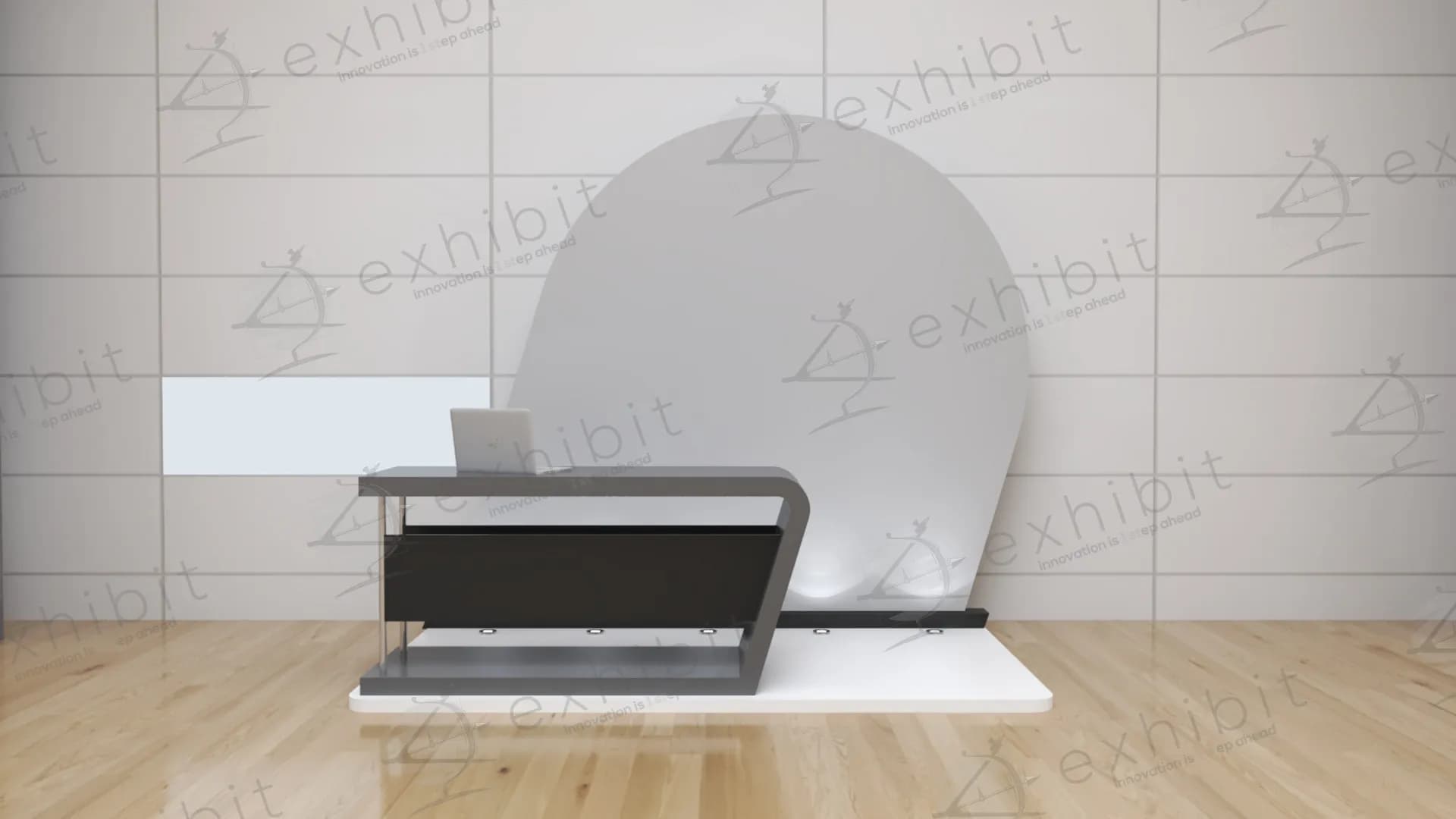 The Rounded Registration desk