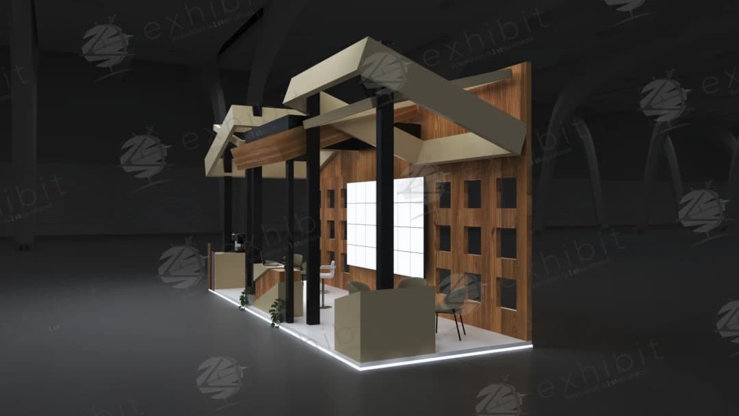 Gridiron Matrix Straight Semi-Island 3x9 Booth