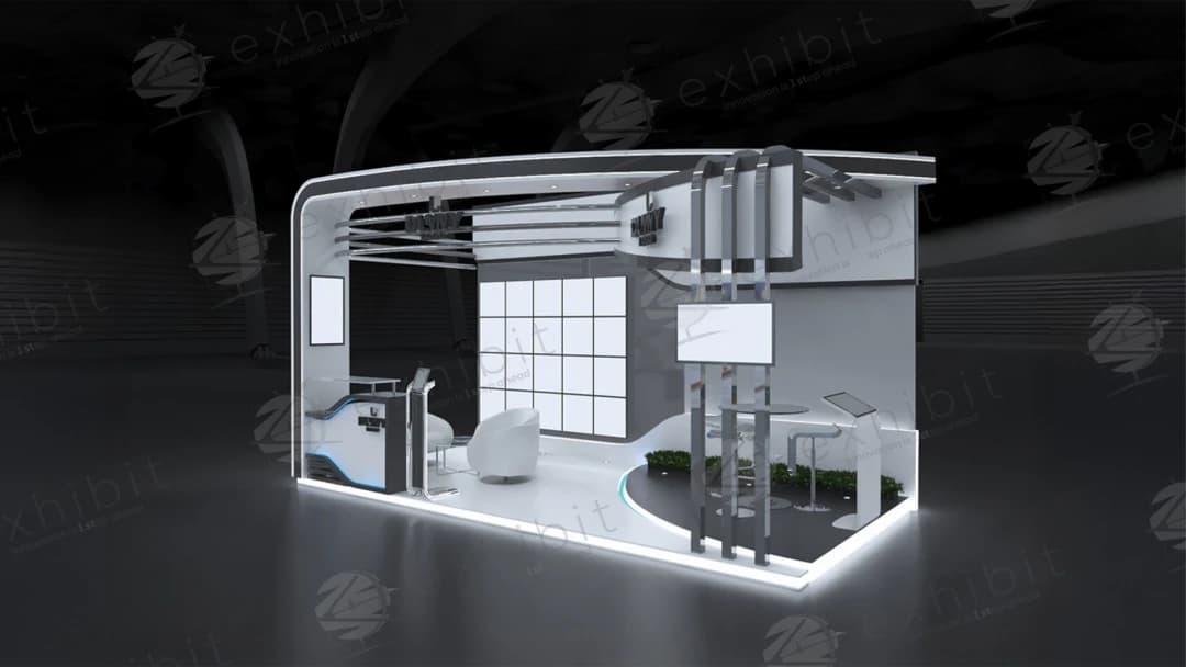 Velocity Grid Curved Semi-Island 3x6 Booth