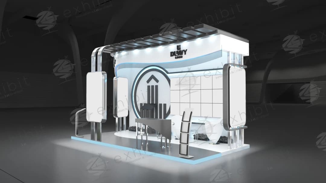 Radiant Curved Semi-Island 3x6 Booth