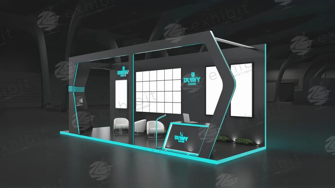 Signal Node Straight Semi-Island 3x9 Booth