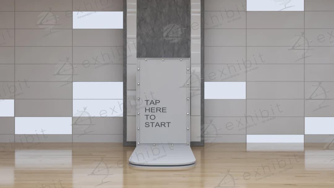 Vertical Interactive Photobooth Kiosk