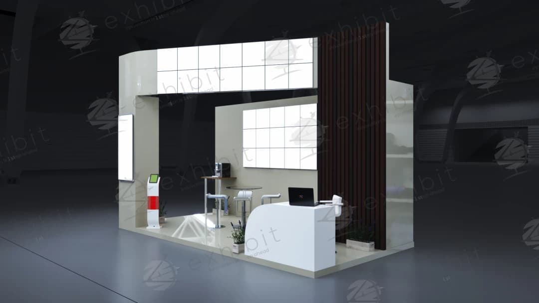Sylvan Matrix Straight Semi-Island 3x6 Booth