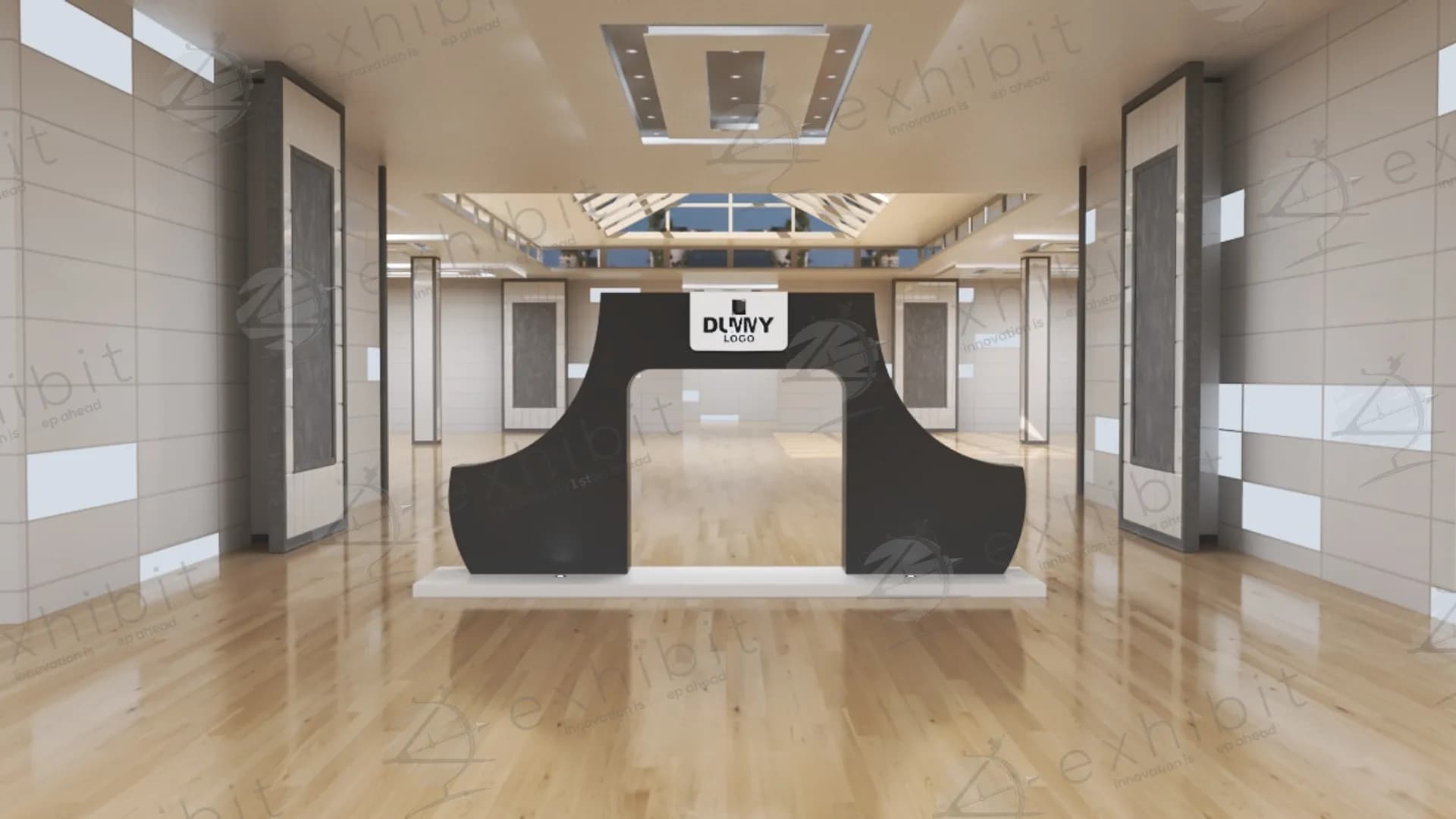 Corporate Gate Curved Showcase – Model EIGT20