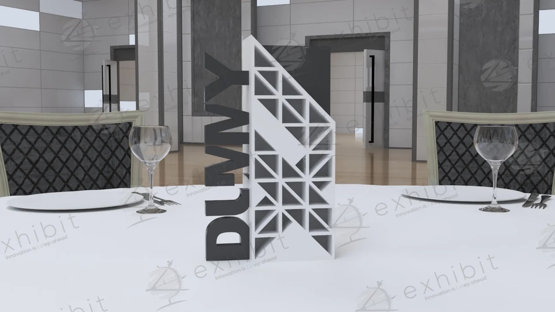 Matrix Lattice Geometric Centerpiece