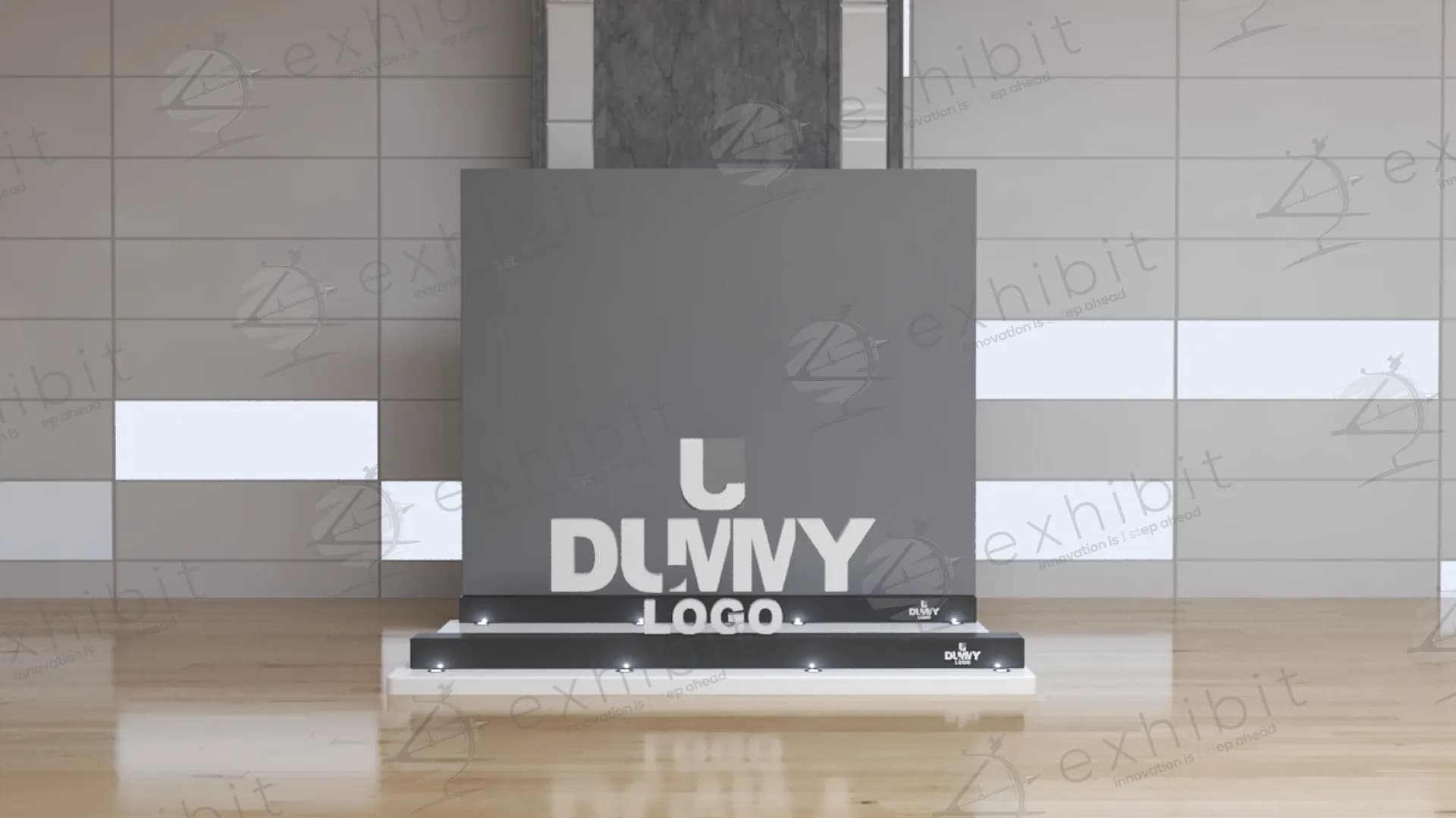 Small Straight Modern Photo Booth