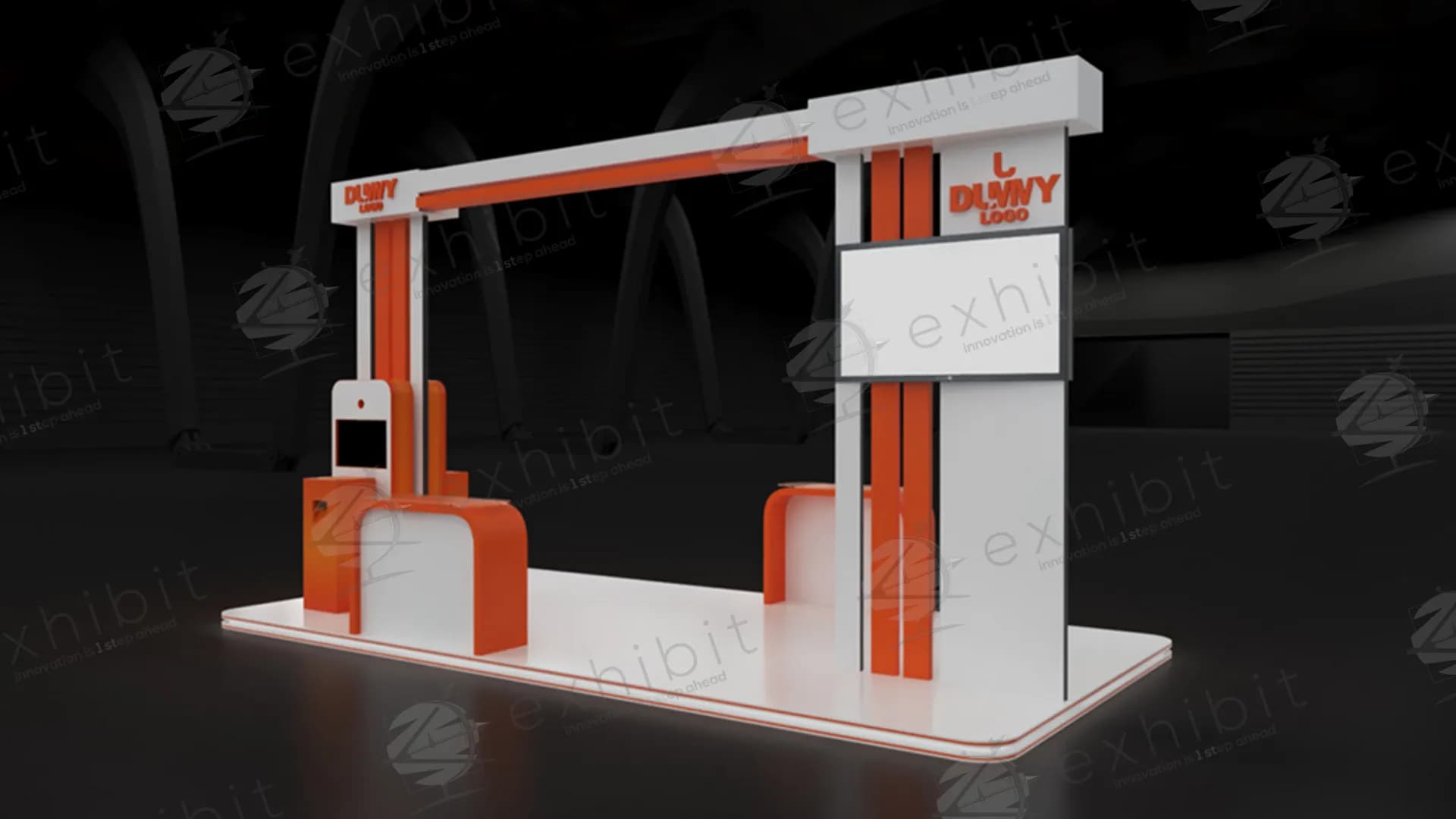 Drive Straight Semi-Island 3x6 Booth