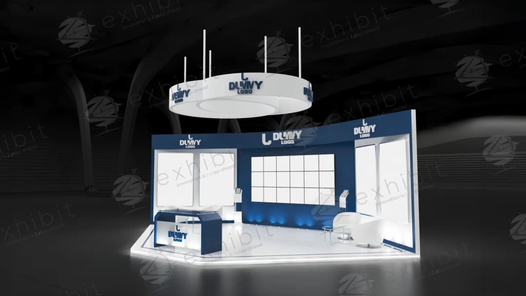 Aero Meridian Straight Semi-Island 6x6 Booth