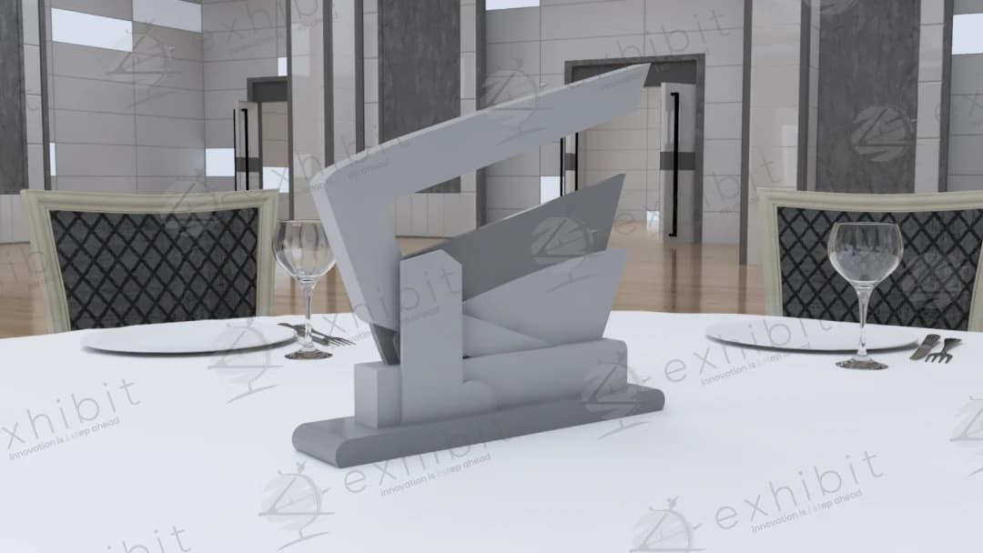 The Abstract Geometric Centerpiece