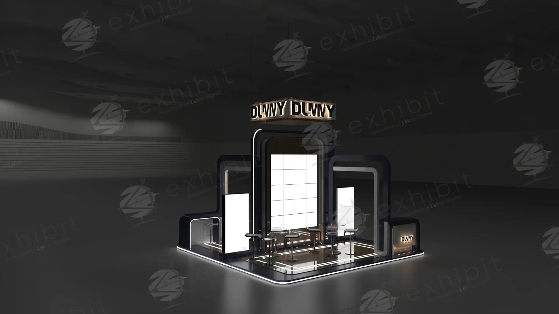 Royal Pinnacle Straight Semi-Island 6x6 Booth