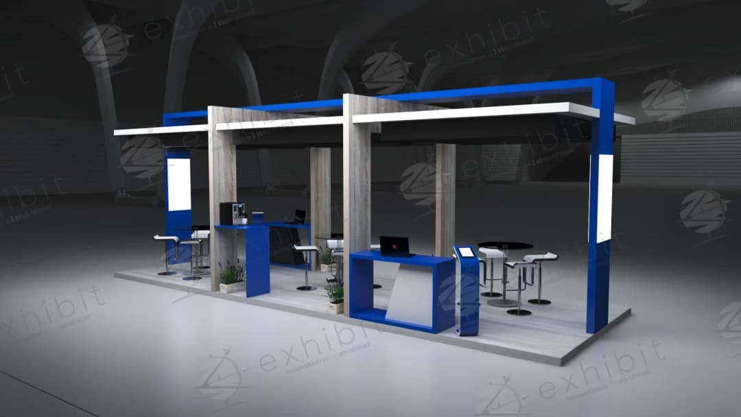 Vector Archway Straight Island 3x9 Booth