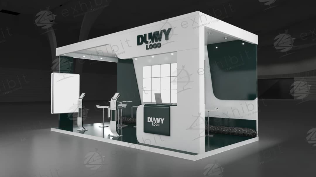 Jade Pavilion Straight Semi-Island 3x6 Booth