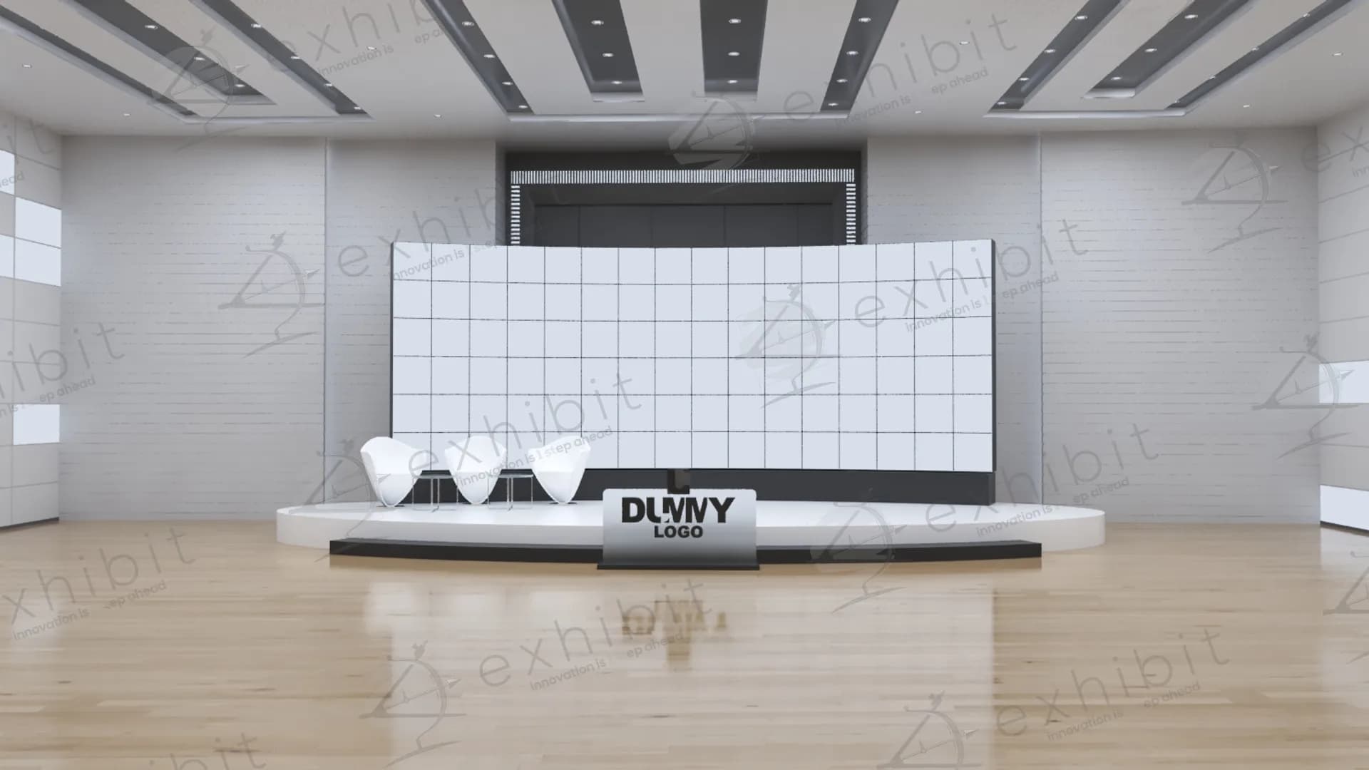 Panorama Curved Screen Backdrop