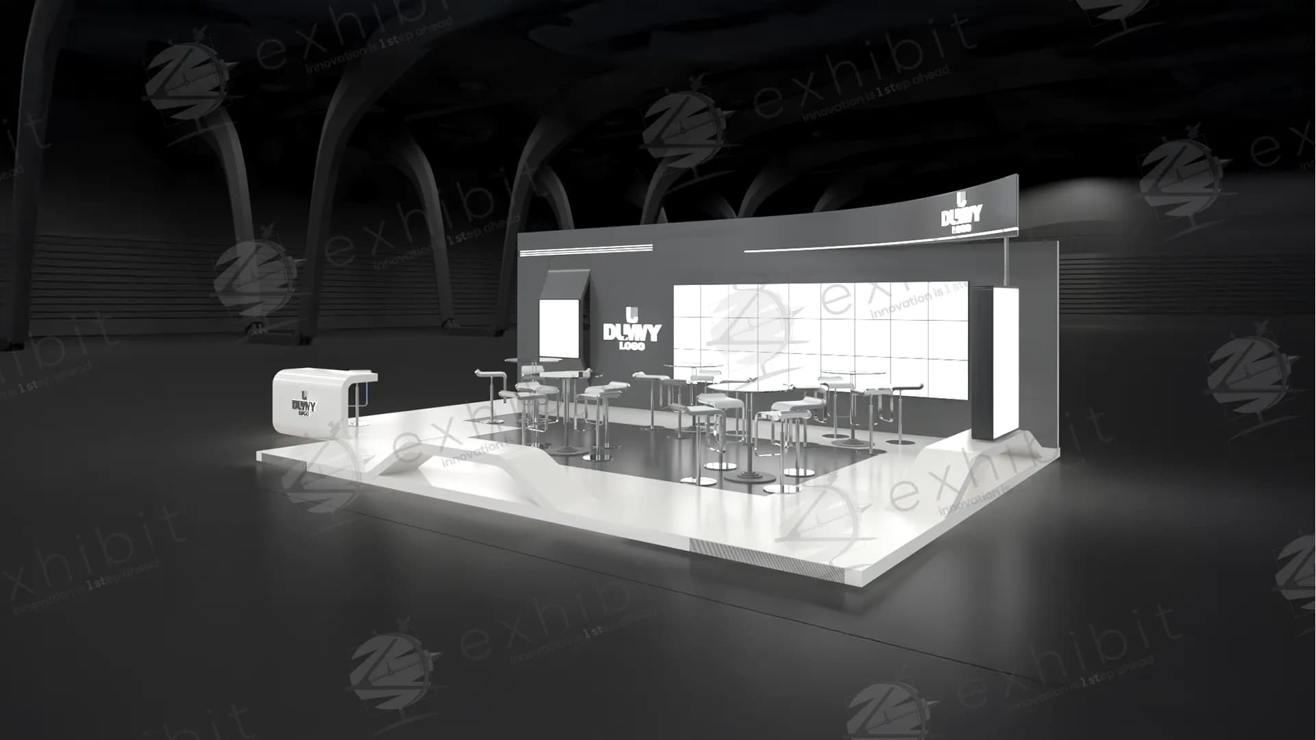 Quantum Drive Straight Semi-Island 6X9 Booth