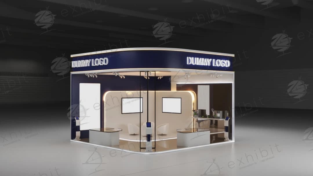 Chrono Link Curved Semi-Island 6x6 Booth
